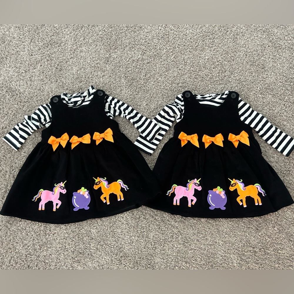 NWT 2-piece Halloween jumper set.  18 months